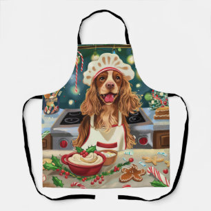 Cocker Spaniel Weihnachtsbäckerei: Festliches Weih Schürze