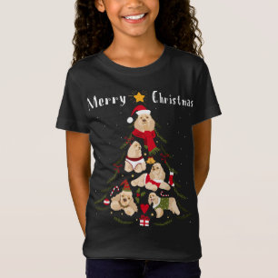 Cocker Spaniel Weihnachtsbaum Xmas Hund Lover T-Shirt