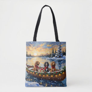 Cocker Spaniel Weihnachtsboot Urlaub