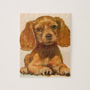 Cocker Spaniel Welpe der 40er Jahre - der Niedlich Puzzle