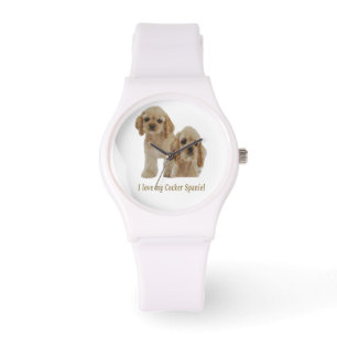 Cocker spaniel Welpen Armbanduhr