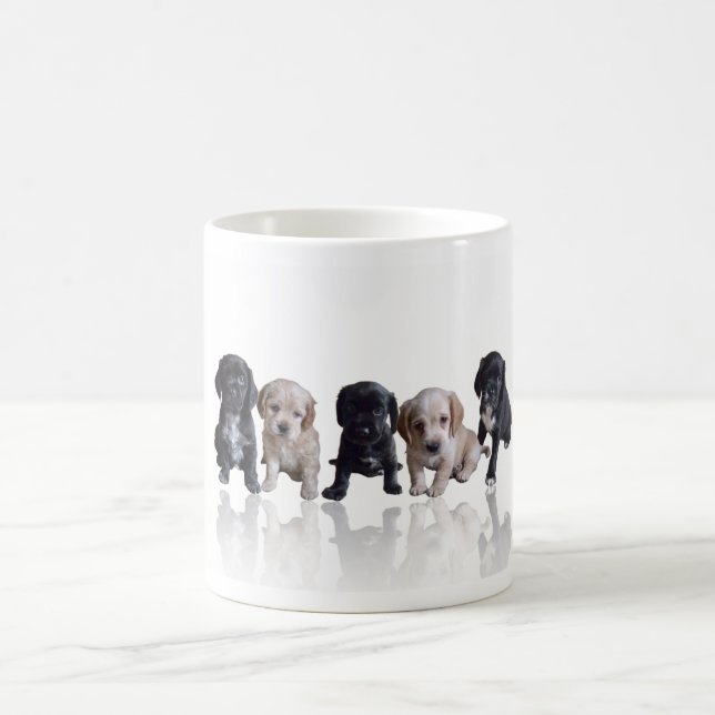 Cocker spaniel-Welpen Tasse (Mittel)