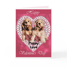 Cocker Spaniel Welppies Valentines