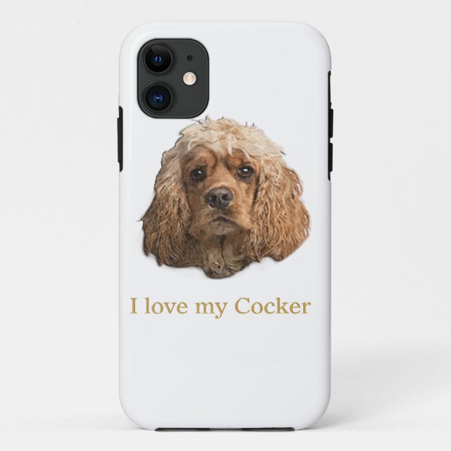 Cocker-Spaniels Case-Mate iPhone Hülle (Rückseite)