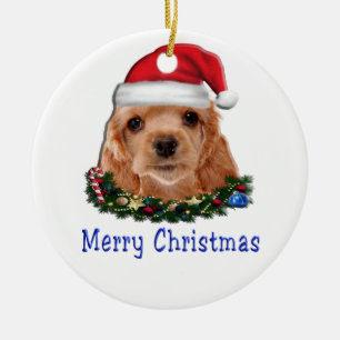 Cocker-Spaniels Keramik Ornament