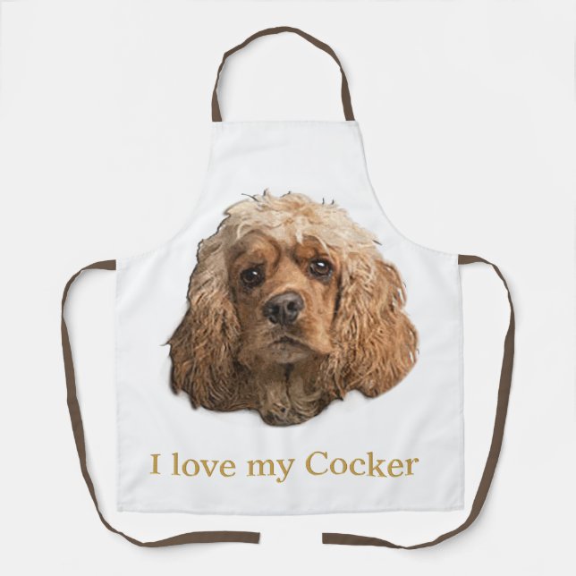 Cocker Spaniels Schürze (Vorderseite)