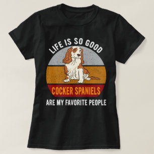 Cocker-Spaniels sind meine Lieblingslieder, die Ma T-Shirt