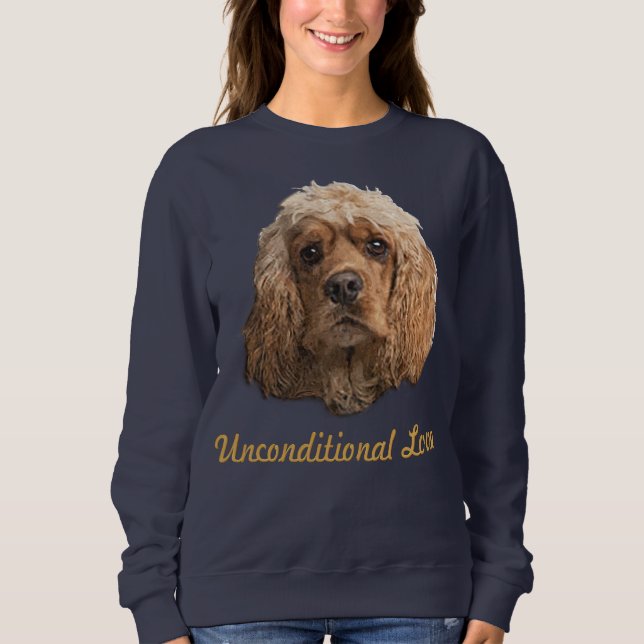 Cocker-Spaniels Sweatshirt (Vorderseite)