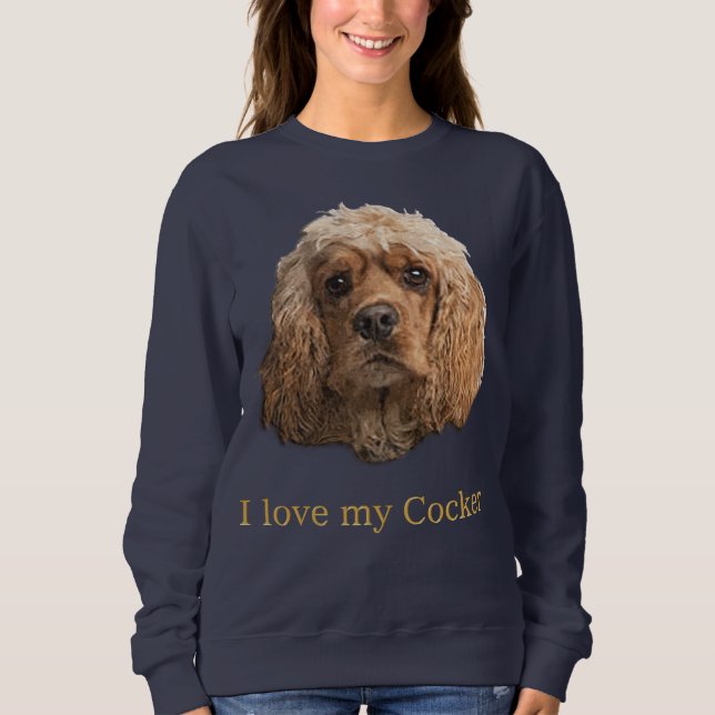 Cocker-Spaniels Sweatshirt (Vorderseite)
