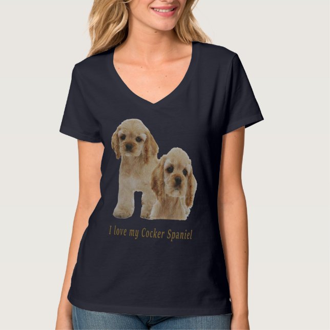 Cocker-Spaniels T-Shirt (Vorderseite)