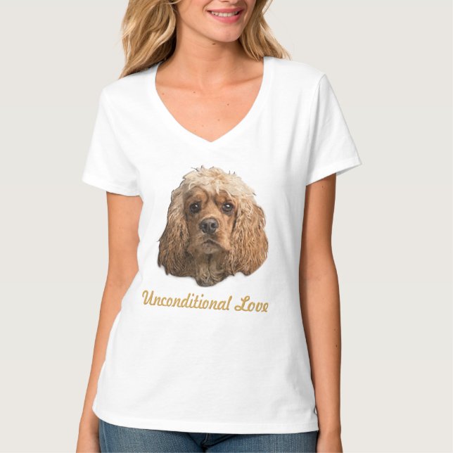 Cocker-Spaniels T-Shirt (Vorderseite)