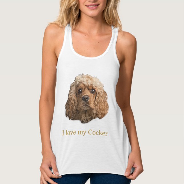 Cocker-Spaniels Tank Top (Vorderseite)