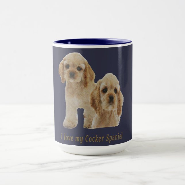 Cocker-Spaniels Tasse (Zentrum)