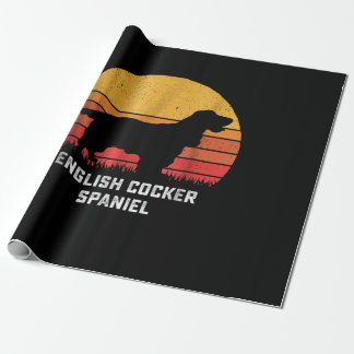 Cocker Spanier| Vintag Englisch Cocker Spanisch Geschenkpapier
