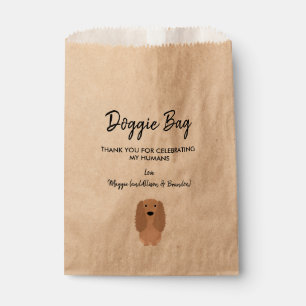 Cocker Spanisch Doggie Bag für Hochzeit, Gefälligk Geschenktütchen