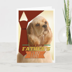 Cocker Spanisch Father's Day Card Karte
