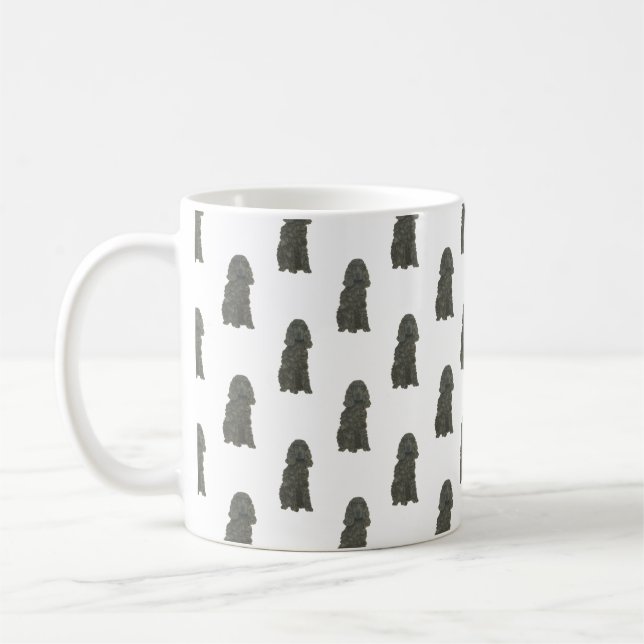 Cocker Spanisch (Schwarz) Kaffeetasse (Links)