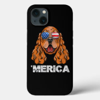 Cocker Spanische Sonnenbrille American USA Flag 4t