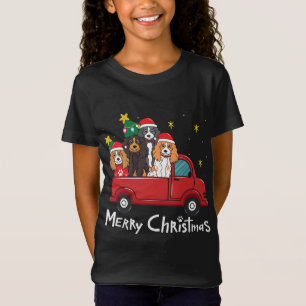 Cocker Spanischer Weihnachtsbaum Mama Xmas D T-Shirt