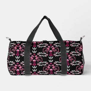 Cockerel Skandinavien Folklore Duffle Bag