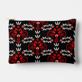 Cockerel Skandinavien Folklore Zubehörtasche