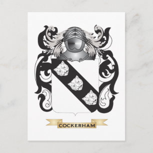 Cockerham Coat of Arms Postkarte