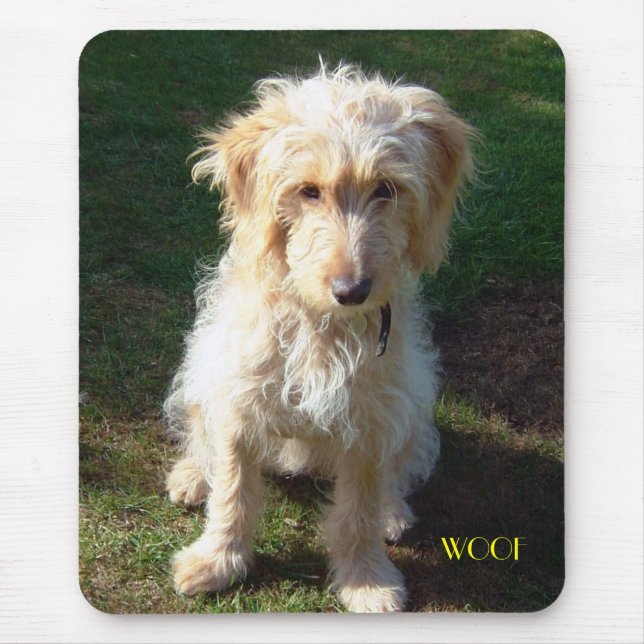 cockerpoo Welpe Mousepad (Vorne)