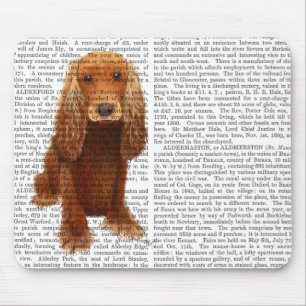 Cockerspaniel schlicht mousepad