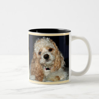 Cockerspaniel-Tasse Zweifarbige Tasse