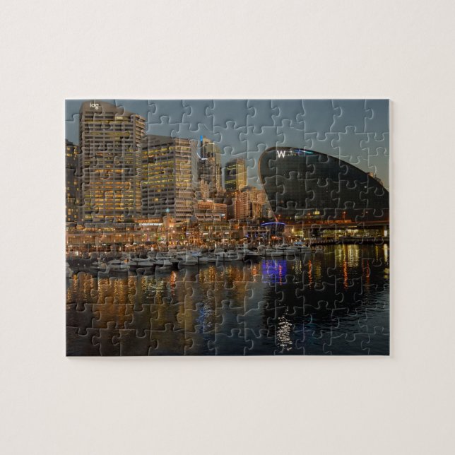 Cockle Bay Wharf in Sydney Australien Puzzle (Horizontal)