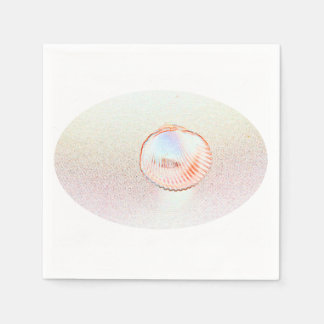 Cockle-Muschel invertiert Kontur-Muschel-Design Serviette