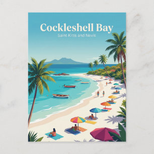 Cockleshell Bay Saint Kitts und Nevis Postkarte