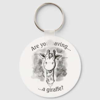 Cockney Rhyming Slang Giraffe Schlüsselanhänger