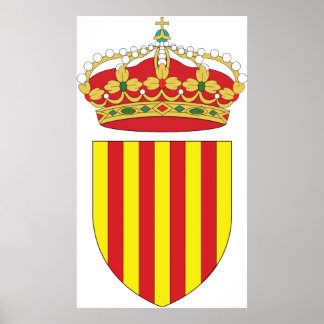 Cockpit Arms Cataluña Offiziell Spanien Heraldry S Poster