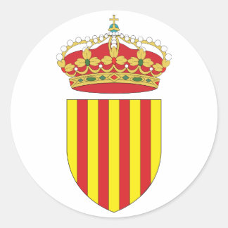 Cockpit Arms Cataluña Offiziell Spanien Heraldry S Runder Aufkleber