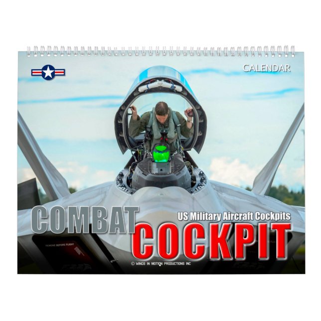 COCKPIT BEKÄMPFEN - Cockpits für US-Militärflugzeu Kalender (Titelbild)