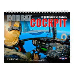 COCKPIT BEKÄMPFEN - Cockpits für US-Militärflugzeu Kalender