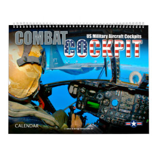 COCKPIT BEKÄMPFEN - Cockpits für US-Militärflugzeu Kalender