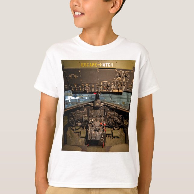 Cockpit C-47 T-Shirt (Vorderseite)