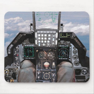 Cockpit f16 mousepad