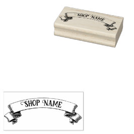 CockpitCore-Vintages benutzerdefinierbares Namenss Gummistempel