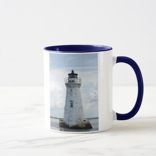 Cockspur-Insel-Leuchtturm Tasse (Rechts)