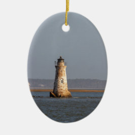 Cockspur Island Leuchtturm Keramik Ornament