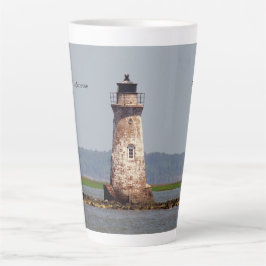 Cockspur Island Leuchtturm Latte Tasse