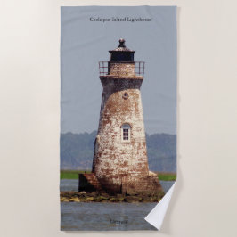 Cockspur Island Lighthouse Badetuch