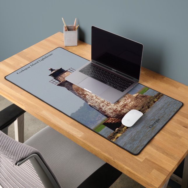 Cockspur Island Lighthouse-Desktop Schreibtischunterlage (Büro 2)