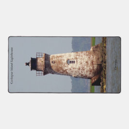 Cockspur Island Lighthouse-Desktop Schreibtischunterlage
