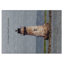 Cockspur Island Lighthouse Schneidebrett