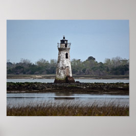 Cockspur Lighthouse Foto auf Poster
