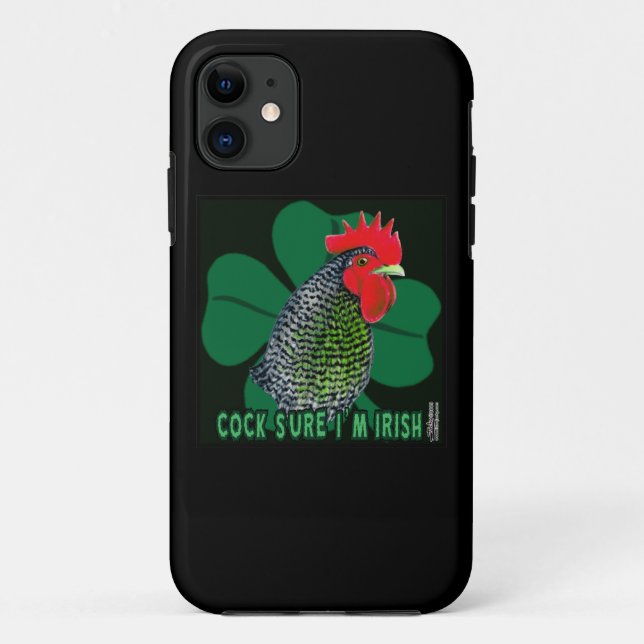 Cocksure I bin Irish! Case-Mate iPhone Hülle (Rückseite)